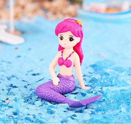 Landscape Cake Fairy Garden Home Decor Mermaid Figurines Princess Miniature 