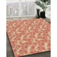 thumbnail image 2 of Ahgly Company Indoor Round Patterned Bright Orange Area Rugs, 7' Round, 2 of 6