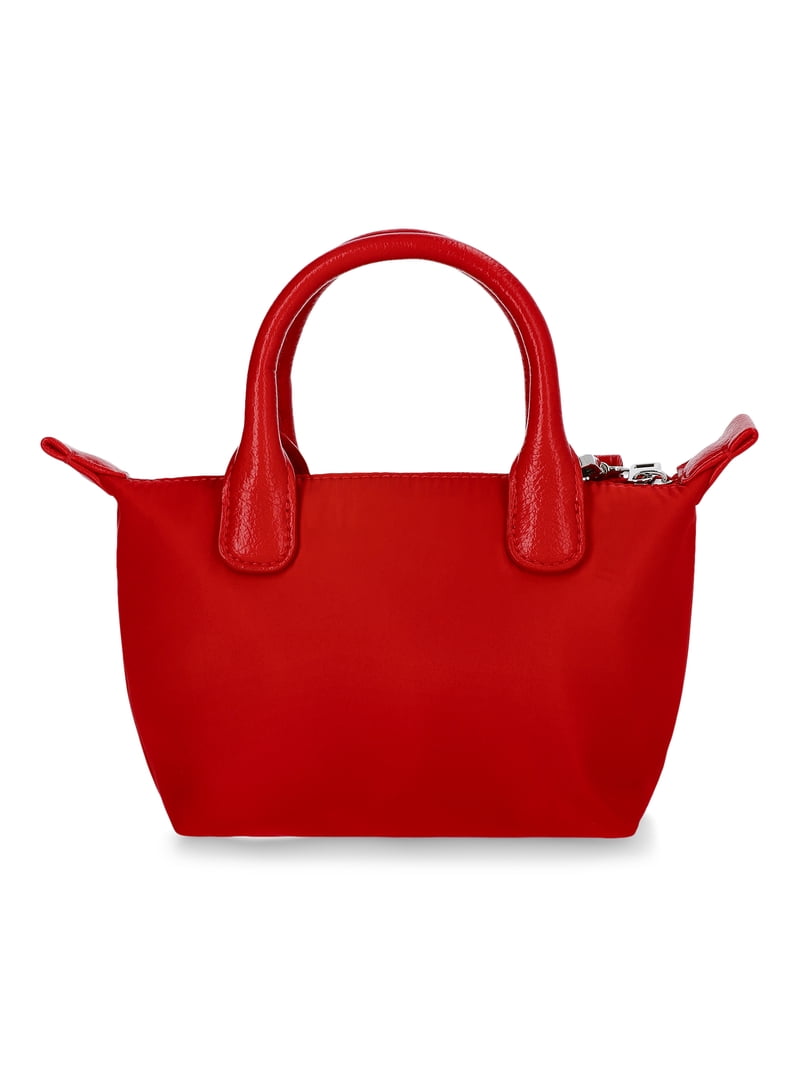No Boundaries Women's Mini Tote Crossbody Bag, Red - Walmart.com