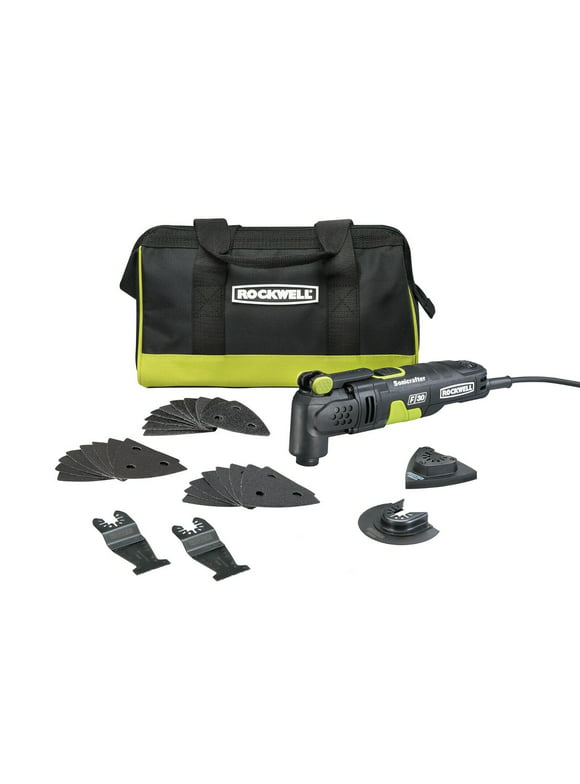 Rockwell RK5132K 3.5 Amp Sonicrafter F30 Oscillating Multi-Tool with 32 Accessories and Carry Bag