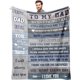 thumbnail image 1 of LHSHID Dad Blanket from Daughter/Son Birthday Gifts for Dad Dad Gifts Gifts for Dad Who Wants Nothing Father Gifts Best Dad Ever Gifts Dad Birthday Gift Ideas for Daddy 30"x40", 1 of 7