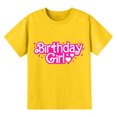 thumbnail image 6 of WMQPNNS Girls Summer Shirts Kids Tops Size 10-12 Fashion Short Sleeve Tops Crewneck Cotton T Shirt Printed Basic Blouse Shirt Printed Tops(Size 1-2 Years, Yellow), 6 of 6