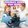thumbnail image 5 of Tecnock RC Motorcycle, Remote Control Motorcycles with LED Lights, RC Cars Dirt Bike Toy, 360° Spins and Flips, Gift for Kids, 5 of 9