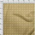 thumbnail image 3 of oneOone Velvet Gamboge Yellow Fabric Check Dress Material Fabric Print Fabric By The Yard 58 Inch Wide, 3 of 4