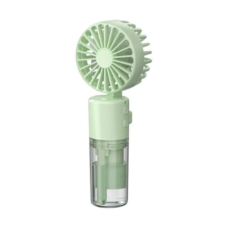 

UAEBM Handheld Spray Fan with Folding Design and Neck Hanger Portable Outdoor Misting Fan for Instant Cooling Multi-Function Handheld Fan with Built-In Mist Sprayer Green