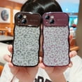 thumbnail image 4 of Compatible for iPhone 11 Case,Cute Sparkly Bling Leopard Glitter Electroplated Wavy Edge Design for Women Girls TPU Shockproof Anti-Scratch Protective Phone Cover Case,Darkpurple, 4 of 9