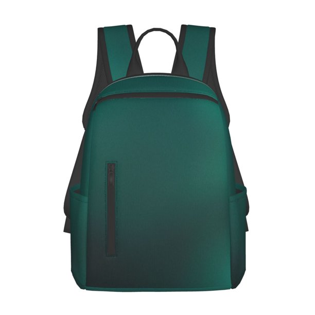 Balery Dark teal green Mochila ligera para hombre y mujer: duradera e impermeable, ideal para la escuela, el trabajo, viajes y uso diario.