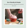 thumbnail image 5 of Mini Garlic Press, Garlic Chopper, Garlic Press, Food Chopper, Mini Food Processor, Ideal Tool for Home and Kitchen (Light Green, 13.5cm), 5 of 5