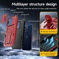 thumbnail image 5 of HCTian for Motorola Moto G Play 2026 Case, Moto G 2026/2025 Case with 2*Screen Protector, Upgrade Slide Camera Cover/Kickstand/Lanyard Strap, Military Grade Heavy Duty Shockproof Protective Case, 5 of 7
