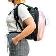 ALEKO Astronaut Bubble Window Hard Shell Pet Backpack Pink