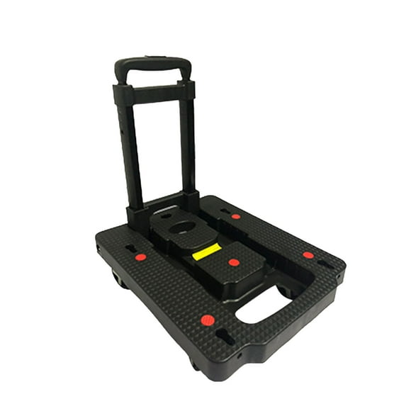 Foldable Trolley,Trolley Mini Portable 100kg Foldable Hand Truck Shopping Cart True to Its Promise