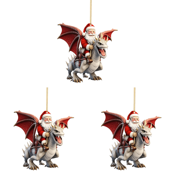 Decoración navideña Wdftyju Dibujos animados Dragón Acrílico