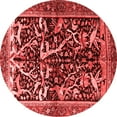 thumbnail image 1 of Ahgly Company Indoor Round Persian Red Traditional Area Rugs, 3' Round, 1 of 4