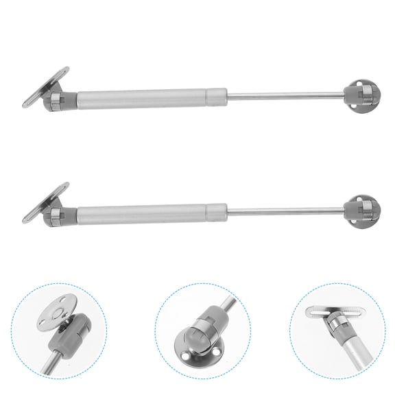 Niceauty 2 Pcs Hydraulic Hinges Gas Strut Lift Support Silver Copper For RV Platforms