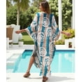 thumbnail image 4 of Women's Plus Size Kaftan Dress – Plus Size Maxi Dress Moo Moos Beach Cover Up,Bathing Suit Cover-Up Loungewear, 4 of 10