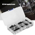 thumbnail image 1 of 400PCS Tornillos autorroscantes M2, Tornillos autorroscantes de acero al carbono negro, Tornillos autorroscantes de cabeza plana, Tornillos autorroscantes Sujetador para carpintería, para energía Ecomeon no, 1 of 4
