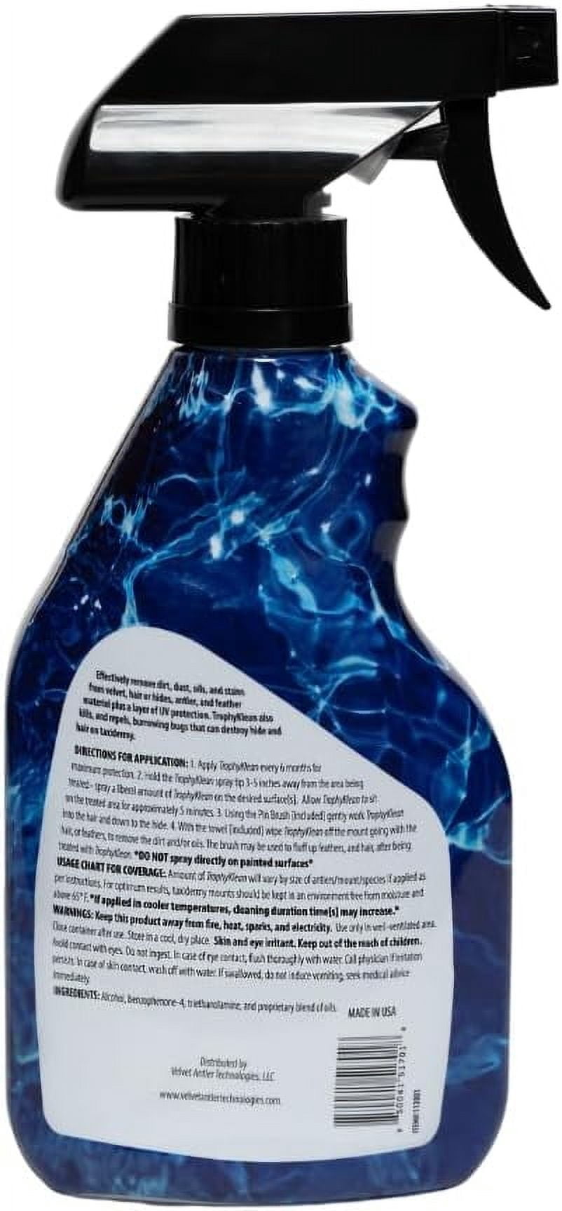 TrophyKlean® - Premium Taxidermy Cleaner & Conditioner for Cleaning Taxidermy Mounts - Taxidermy Supplies