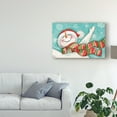 thumbnail image 3 of Trademark Fine Art 'Let it Snow Man I' Canvas Art by Mary Urban, 3 of 4