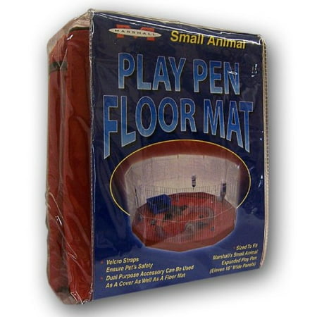 Small Animal Pen - Marshall Small Animal Playpen Mat/Cover 11 Panel