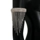 thumbnail image 4 of Brazalete de brazo,Brazalete con diamantes de imitación en la parte superior del brazo Cadena con borlas,Brazalete de brazo Brazalete Cadena de cuerpo Joyas Yinane Brazalete de brazo, 4 of 7