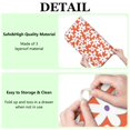 thumbnail image 6 of Daisy Flower Microfiber Dish Drying Mat for Kitchen Counter Absorbent Pad Foldable Spring Summer Floral Rack Mat 16x18 Inch, 6 of 7
