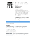 thumbnail image 2 of Front and Rear Strut Assembly Kit - Compatible with 1985 - 1990 Cadillac DeVille 1986 1987 1988 1989, 2 of 2