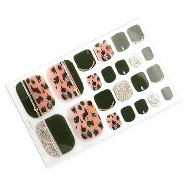 kurtrusly Toe Nail Sticker Full Wraps Polish Stickers Nail Art Stickers for Women Girls Nails Art Decorations type6
