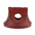 thumbnail image 2 of Solid Wood Chinese Erhu Solid Wood Bridge For String Instrument - Red with Bottom Hole, as described, 2 of 10