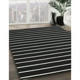 thumbnail image 2 of Ahgly Company Indoor Square Contemporary Carbon Gray Abstract Area Rugs, 6' Square, 2 of 6