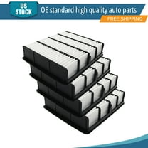 YXPCARS 4PCS Front Engine Air Filter for Toyota 4Runner Tacoma 1996 - 2002 Lexus SC300 1992-2000, New Air Filter Replacement (CA7626)