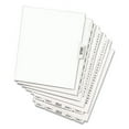 thumbnail image 7 of Preprinted Legal Exhibit Bottom Tab Index Dividers, Avery Style, 27-Tab, Exhibit A To Exhibit Z, 11 X 8.5, White, 1 Set | Bundle of 5 Sets, 7 of 7