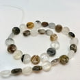 thumbnail image 5 of Opal in Quartz 12mm Coin Bead Strand | 12x5mm | 33 Beads |, 5 of 5