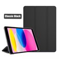 thumbnail image 1 of For New iPad 10 2022 10th Generation A2696 PU Leather Tablet Folding Smart Cover Funda for Apple iPad 10 9 Inch Protective Case Black iPad 10th 10.9 2022, 1 of 6