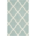 thumbnail image 2 of Safavieh Dhurries Light Blue & Ivory Area Rug, 2 of 4