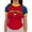 Z2 Red, variant on HCYSFG Womens Guyana Flag Graphic Top Crewneck Short Sleeve Slim Fit Letter Print T Shirt Summer Casual Pullover Tee