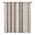thumbnail image 1 of Society6 Ninola Design Snowflakes Watercolor Pink Single Panel Room Darkening Window Curtain 50" x 108", 1 of 1