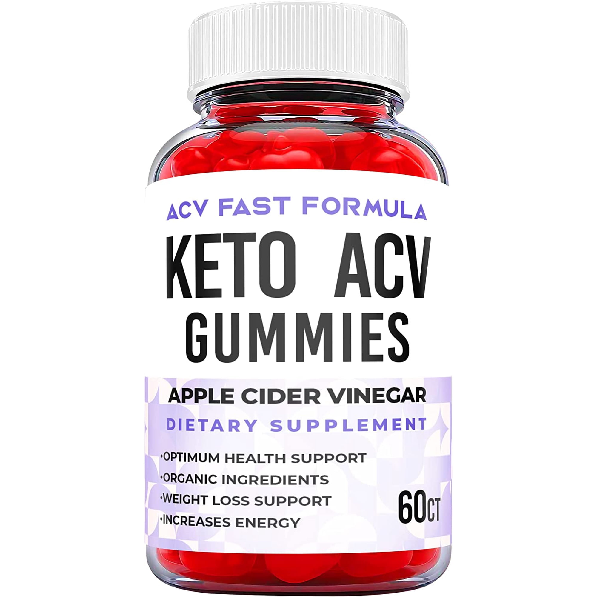 (1 Pack) ACV Fast Formula Keto ACV Gummies - Supplement for Weight Loss - Energy & Focus Boosting Dietary Supplements for Weight Management & Metabolism - Fat Burn - 60 Gummies