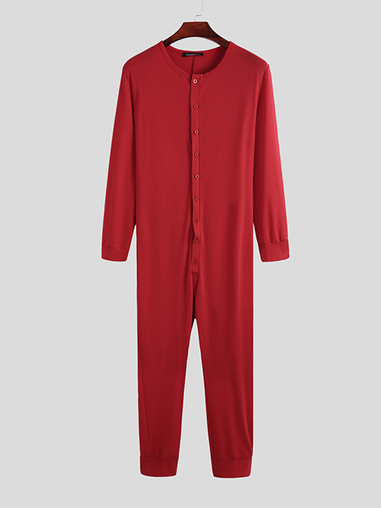red all in one jumpsuit