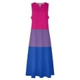 Bisexual Pride Flag Long Dress Women"s dresses Dress women luxury woman