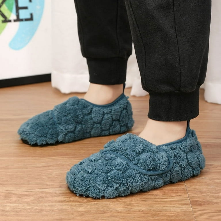 Navy Slipper Boys Slipper Boots Super Soft And Cosy Navy Blue