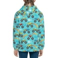 thumbnail image 6 of Kdxio Cartoon Monster Truck Pattern Kids Boys Girls Zip Up Hoodie 3D Printed Hooded Sweatshirt Hoody Coat with Pocket 7-12 Y-Small, 6 of 6