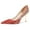 Red Gradient, variant on FSJ Women Graceful Pointy Closed Toe Slip On Pumps Shiny Glitter High Heel Sexy Banquet Formal Event Bridal Dress Shoes Size 8 Red Gradient