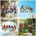 thumbnail image 3 of LEARNEVER ZIRYXQ Hummingbird Stained Glass Suncatcher,Bird Sun Catchers Indoor Window,Hummingbird Kingfisher Double Side Glass Panel Window Hanging Decor,Acrylic Birds on Branch Gifts for Bird Lovers, 3 of 5