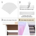 thumbnail image 3 of DIY Croix Noeud Jupe de Table en Tulle pour Baby Shower Fête d'Anniversaire Mariage Rond/rectangle Décor de Table, 3 of 8