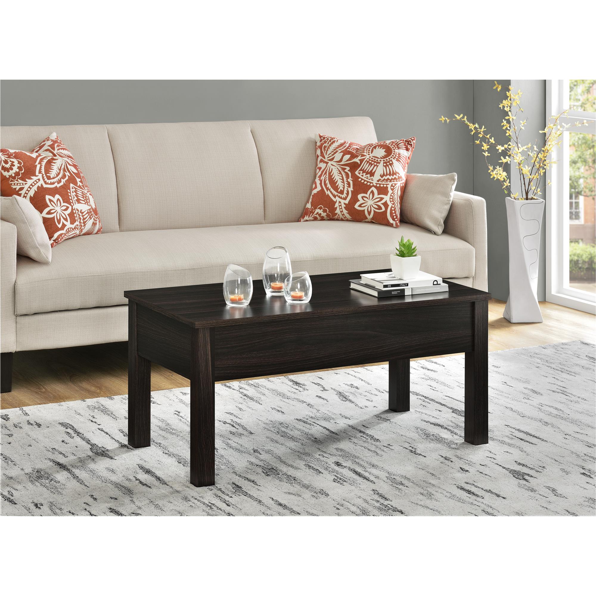 Mainstays Lift Top Coffee Table, Espresso - image 2 of 14