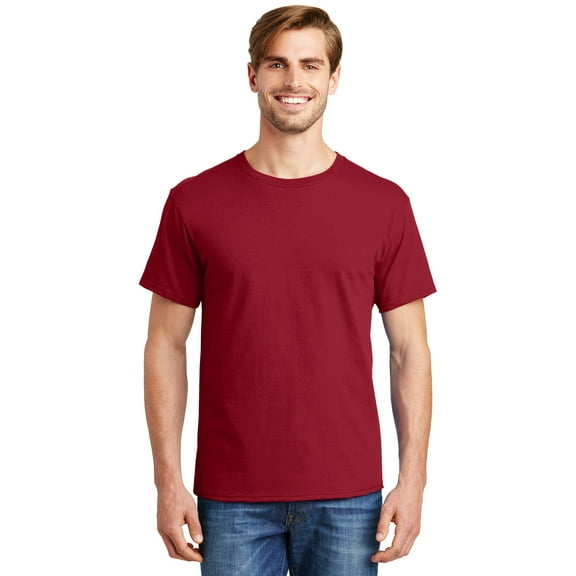 Hanes Mens 5.2 Oz. Comfortsoft Cotton T-Shirt(5280), Pack Of 4