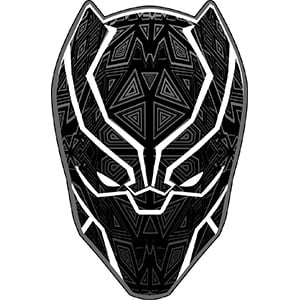 Sticker Marvel Black Panther Head Mask Face 4 Decal S Mvl 0099