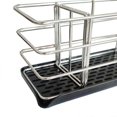 thumbnail image 2 of 20*8.5*10cm,(Black Frame)Kitchen Sink Organizer - Sink Sponge Holder, Stainless Steel, Detergent and Soap Organizer, Bathroom Sink Rack, Sponges and D, 2 of 5