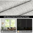 thumbnail image 3 of LazBlinds No Tools No Drill Cordless Roman Shades for Windows, Blackout Thermal Insulated UV Blocking Window Blinds, Room Darkening Fabric Blinds for Indoor Windows, 24'' W x 64'' H, Grey, 3 of 6