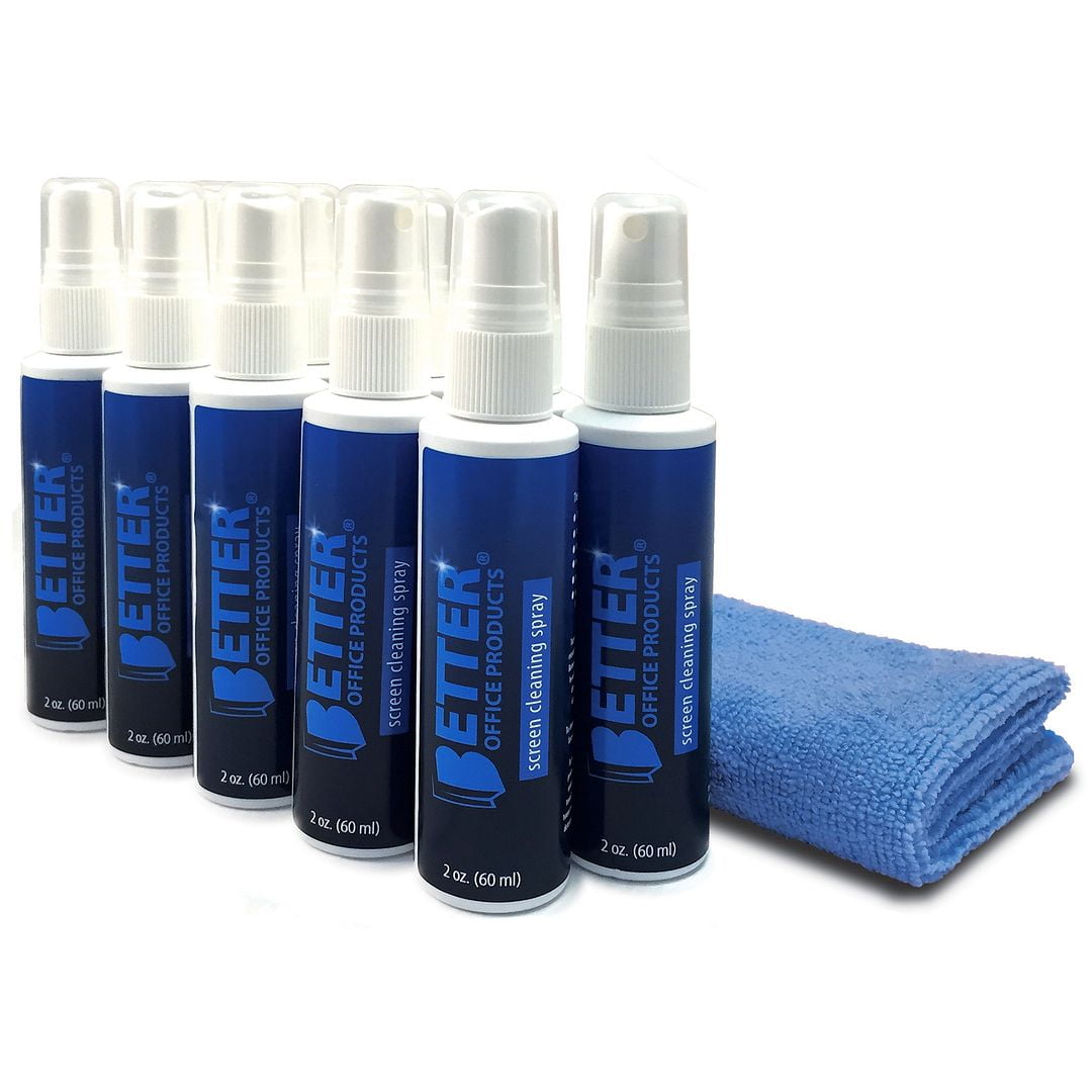 Screen Cleaner Spray 10 Pack 10 Mini Spray Bottles (Each 2 oz/60 ml